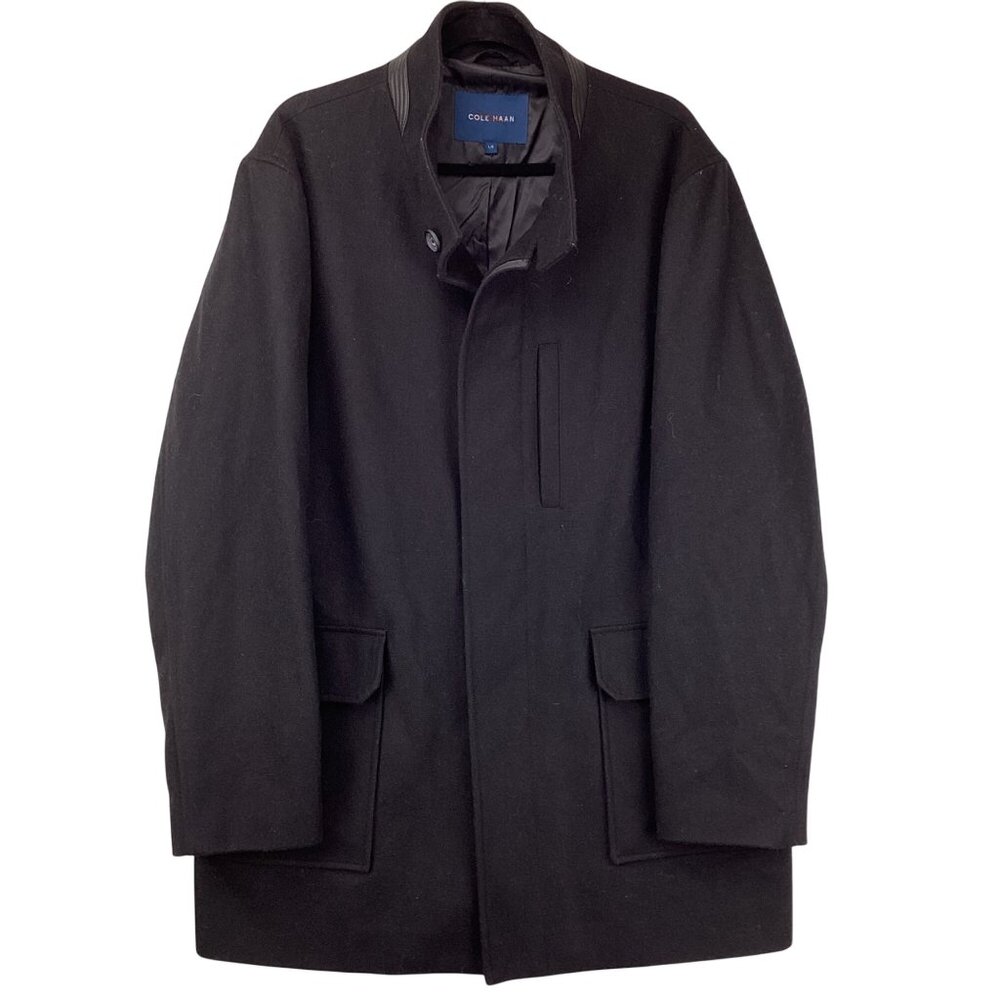 Cole Haan Mens Coat Jacket Size Large‎ Wool Blend Outerwear